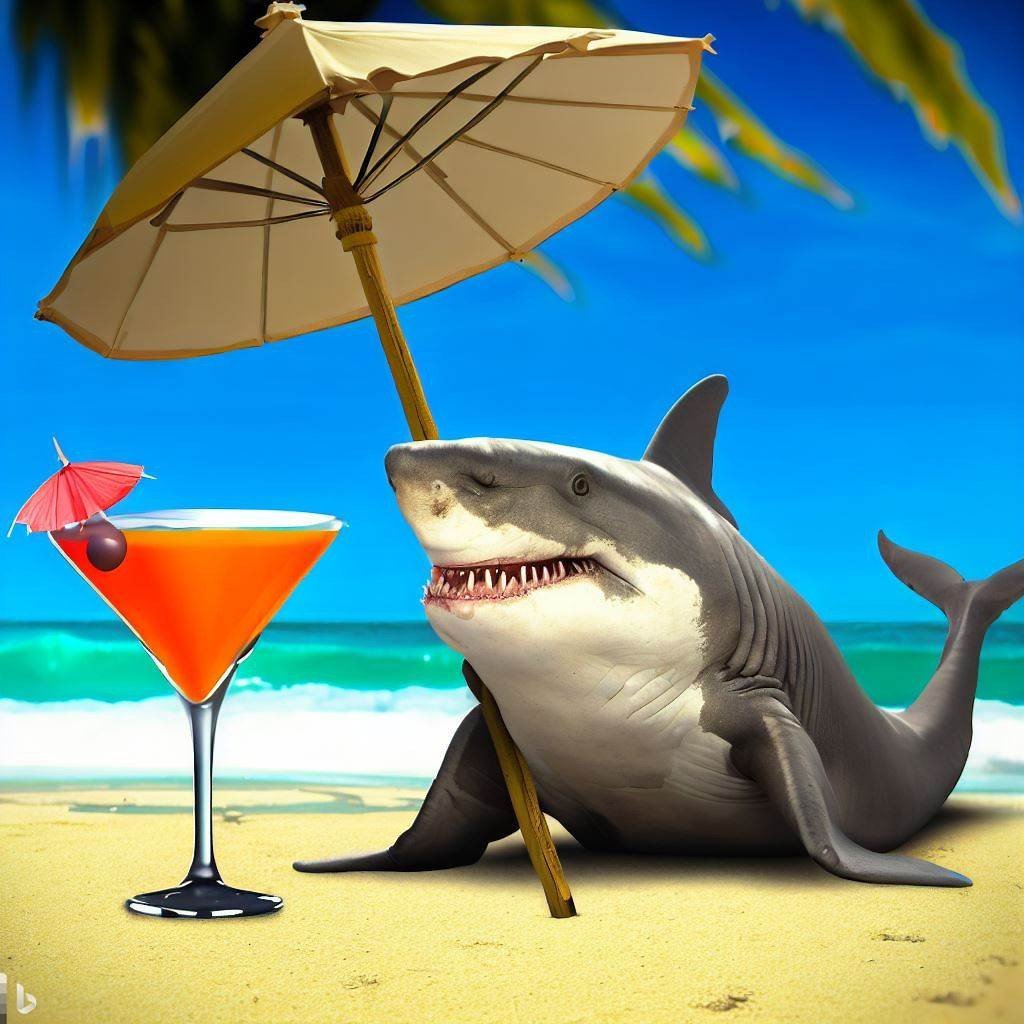 Shark on vacation